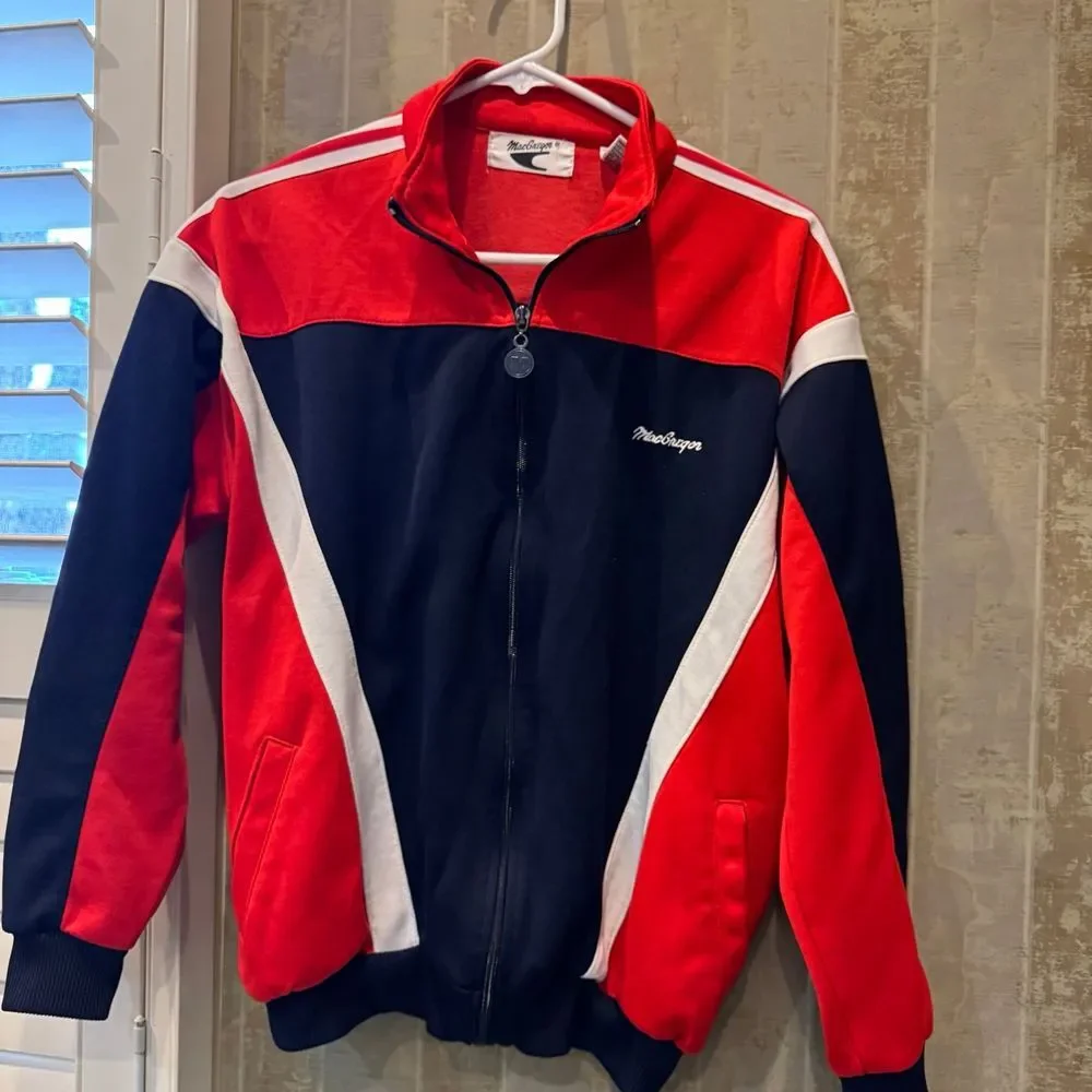 McGregor zip‎ up tracksuit patriotic size medium